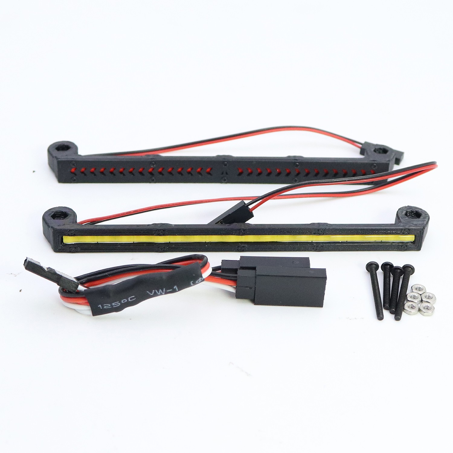 For Vanquish 1/10 H10 Optic RC Front & Rear Roof Lights Lamp Car Upgraded Parts