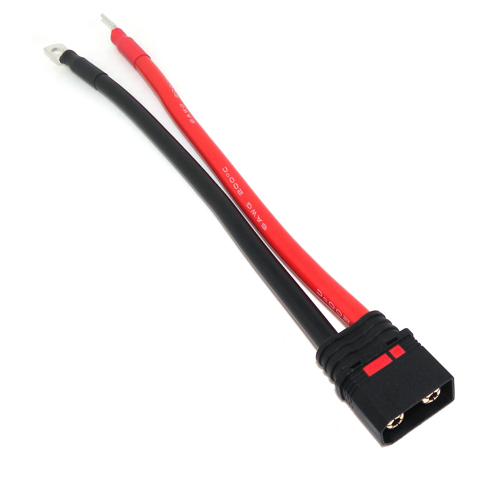 QS8S Male Female to M6 M8 O Ring Lug High Current Terminal Charging Battery Wire
