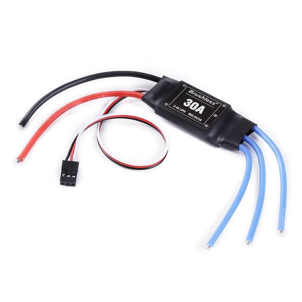30A 2-4S Brushless Motor ESC Speed Controller For RC Plane Helicopter Aircraft B