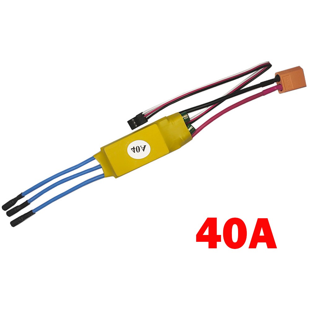 For XXD Brushless ESC 40A 2-4s Electric Speed Control for Airplane Quadcopter