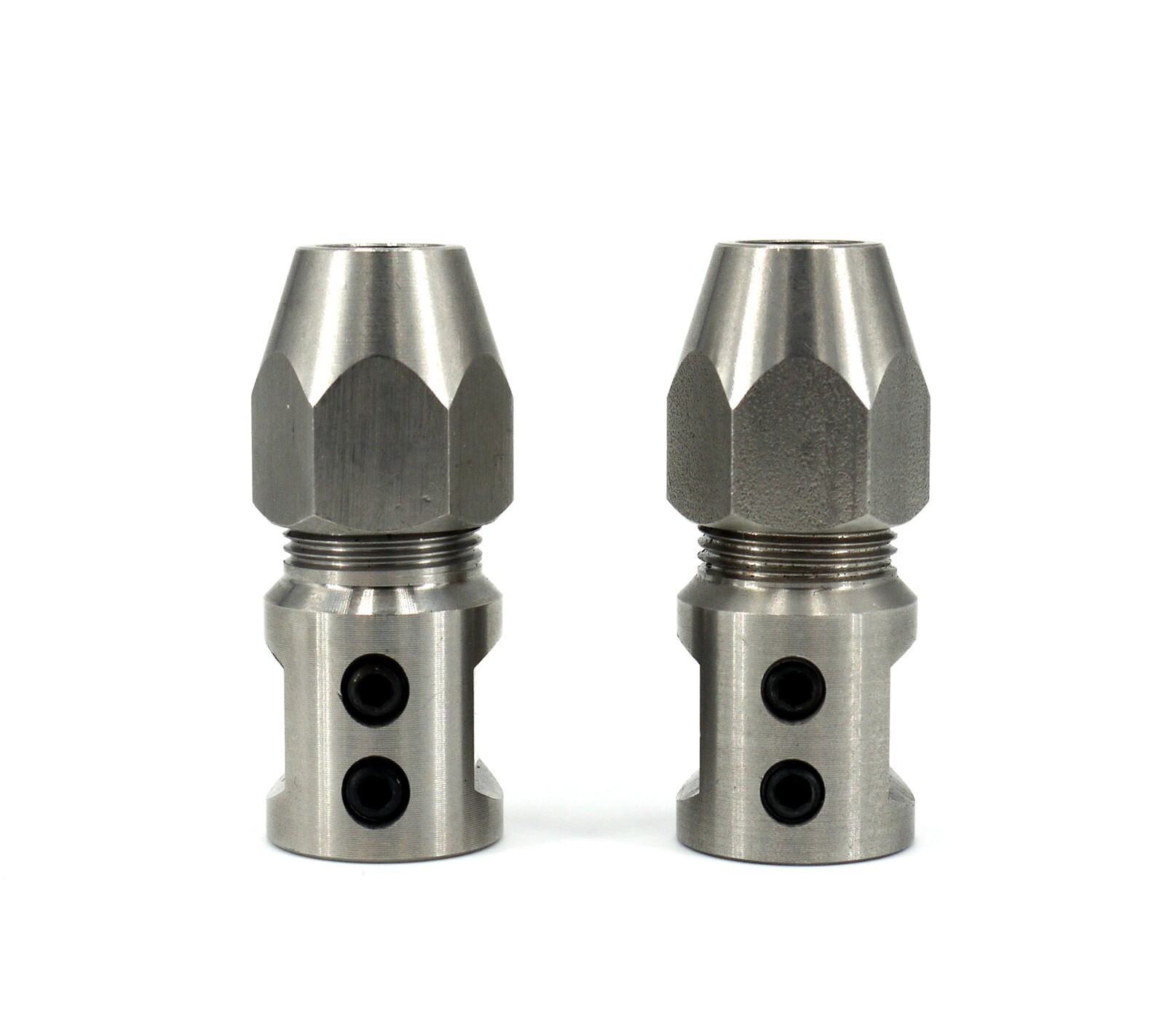 Left / Right Collet Coupler for 8mm Motor Shaft & 1/4″ Flex Cable RC Model Boat