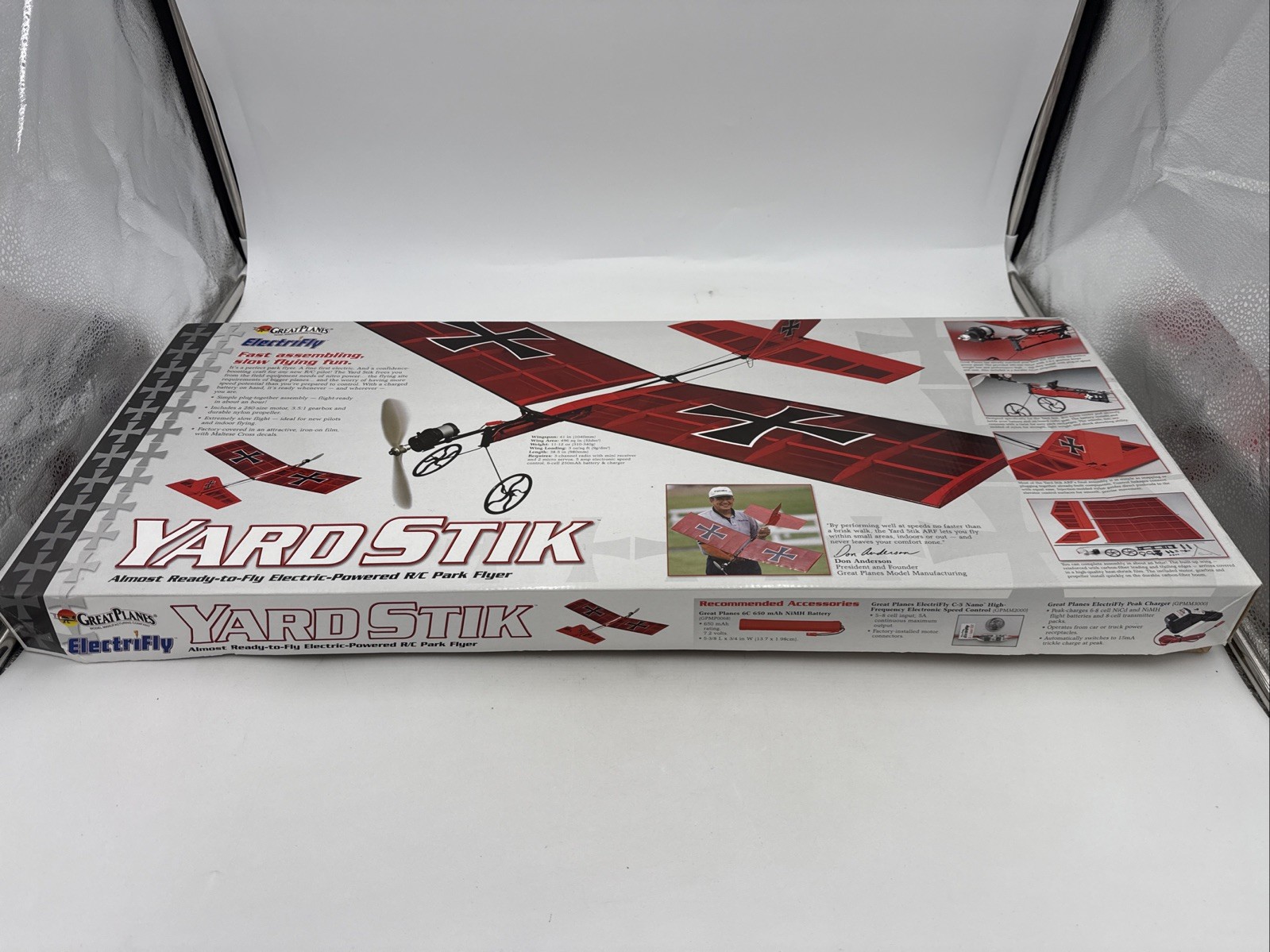 Great Planes Electrifly Yard Stik Electric Parkflyer R/C Airplane OPEN BOX