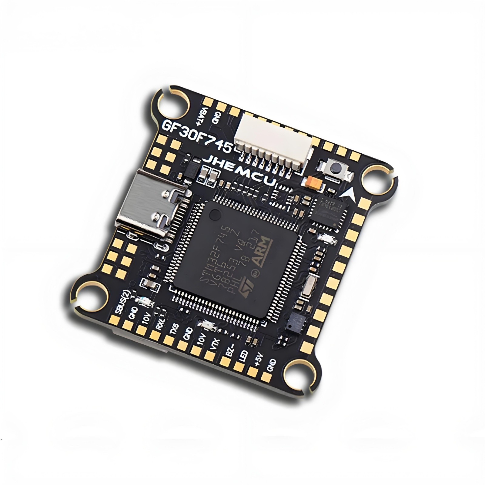 JHEMCU GF30F745 ICM Flight Controller AM32A60 60A 4in1 ESC for RC FPV Drone