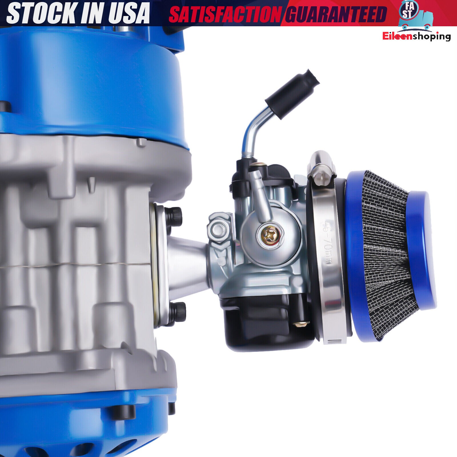 2-Stroke High Performance Engine Racing Motor for 47cc 49cc 50cc Pocket Dirt