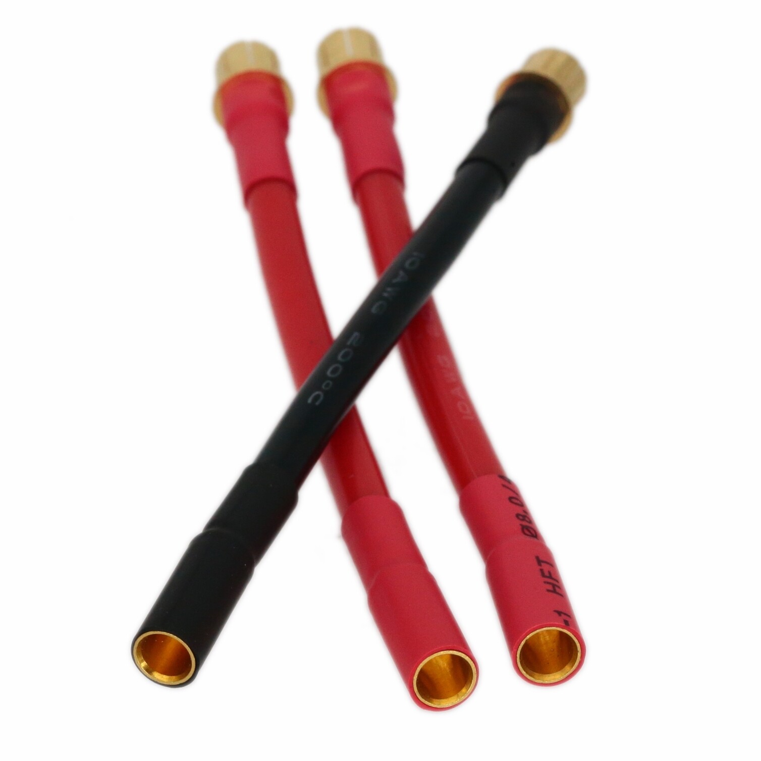 5mm Jack Banana to 8mm Plug Bullet RC Motor Control ESC 10AWG 4″ Extension Cable