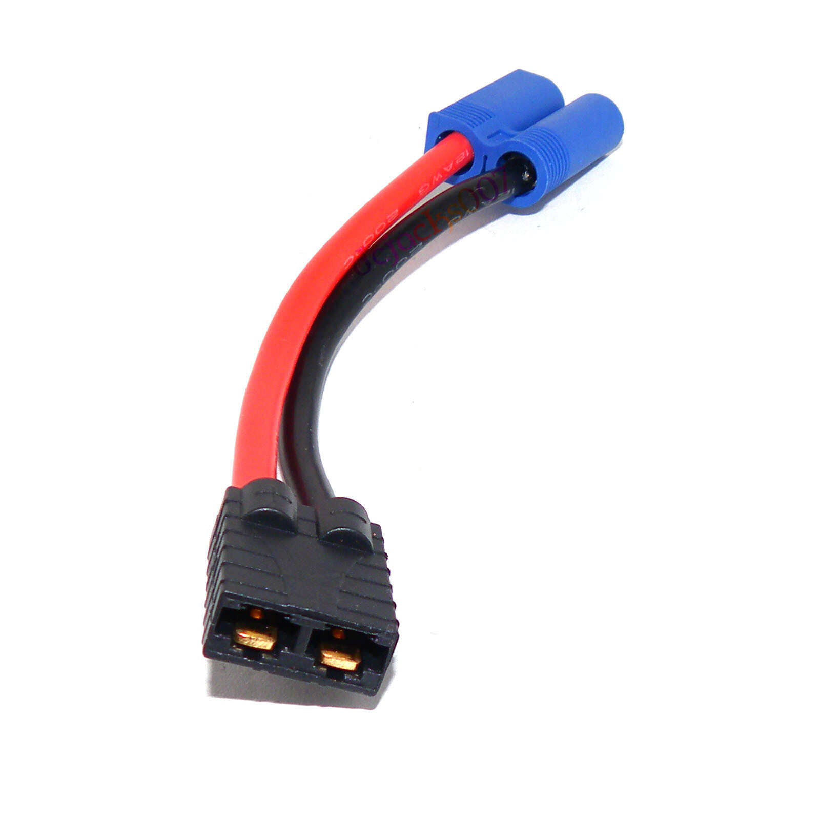 Lipo Battery Adapter EC5 IC5 to TRX Traxxas XT60 T-plug Male female 12AWG