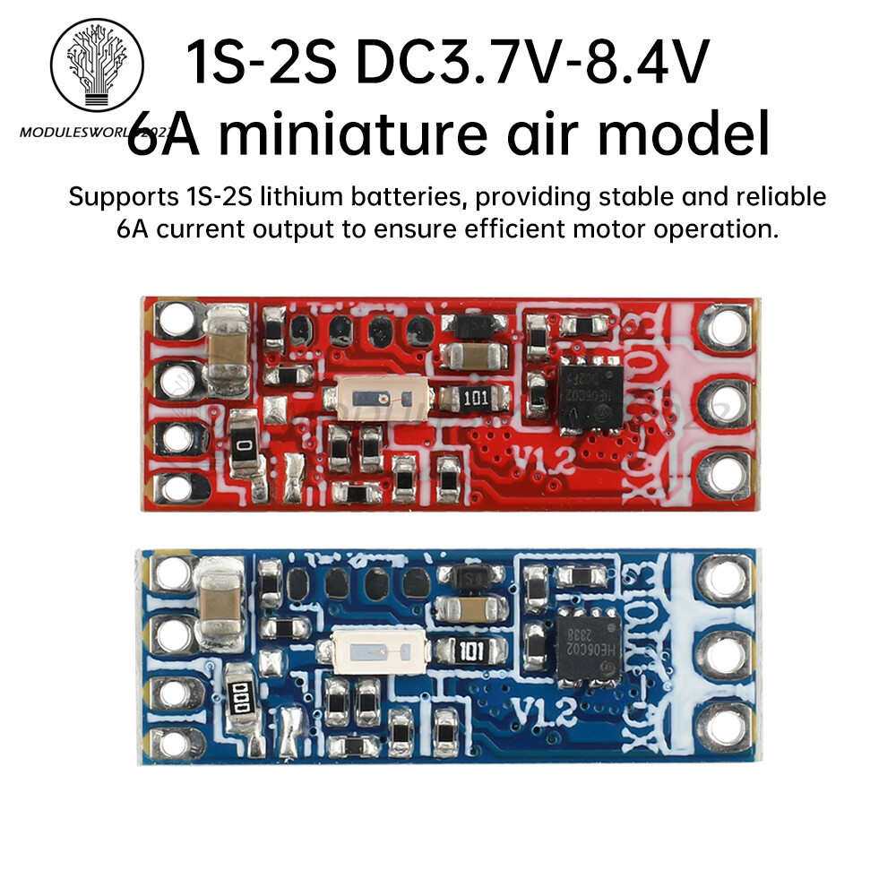1S-2S 6A Micro Brushless ESC Motor Controller Board for 1104 1106 1306 1407 1503