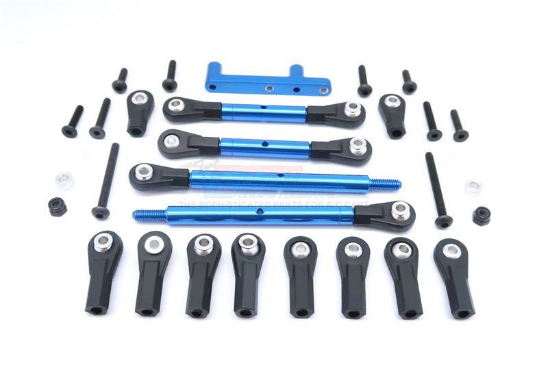 GPM CC161 ALLOY REAR ADJUSTABLE SUSPENSION LINKS RC 1/10 TAMIYA CC-01 TRUCK