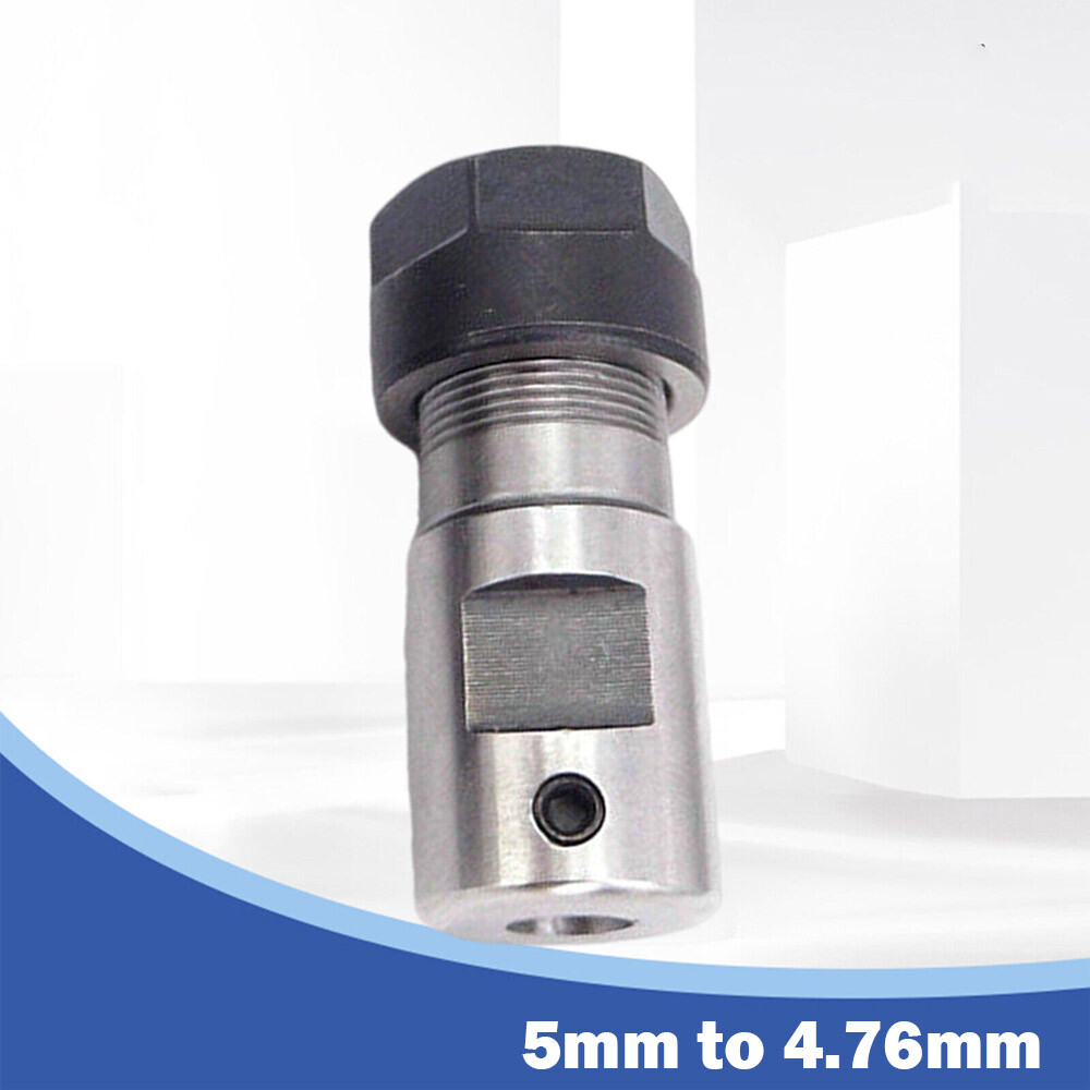 Flexible 4.76mm Shaft Coupling 5mm to 4.76mm 3/16″ Collet Joint for RC Boat USA