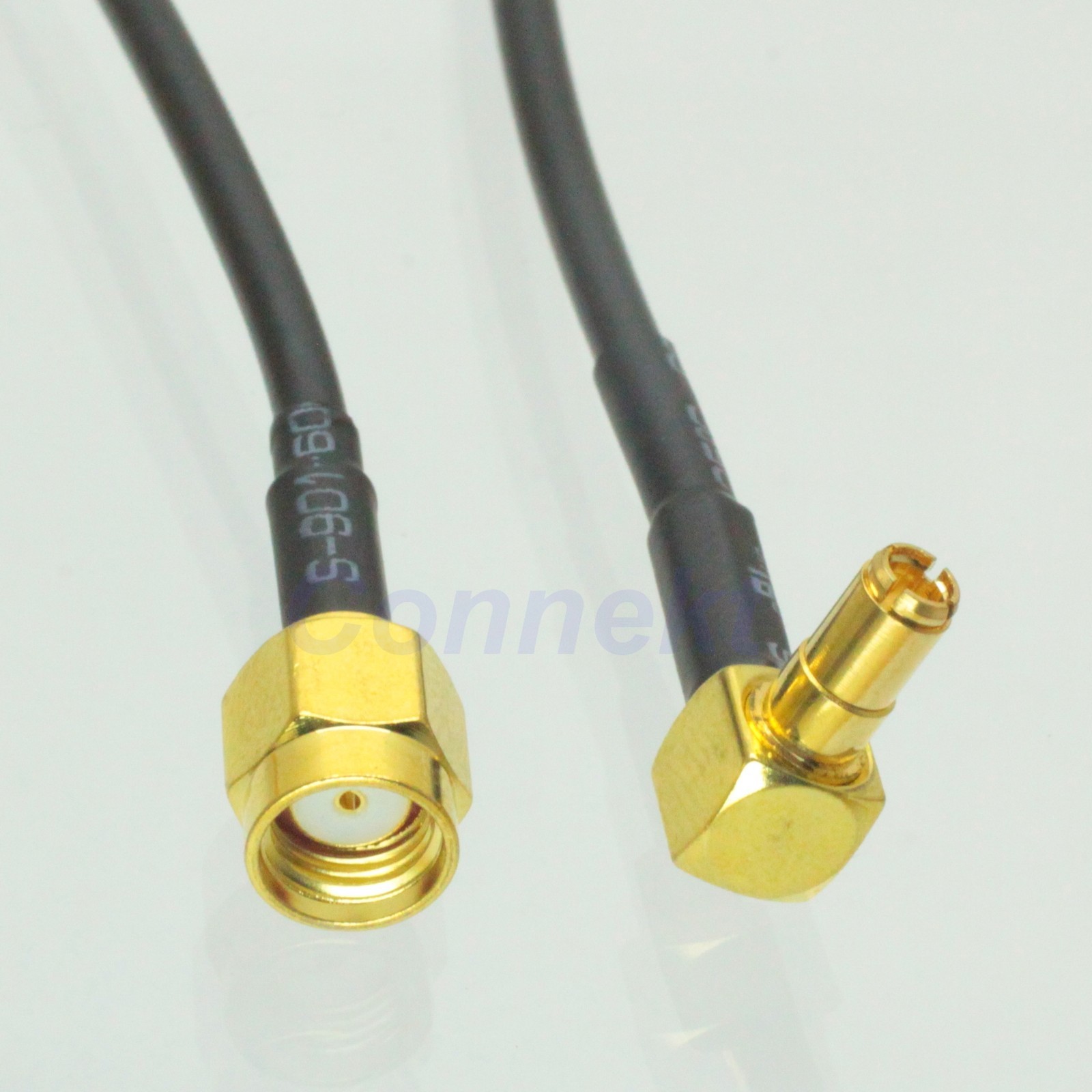 TS9 male right angle to RP-SMA male jack RG174 cable jumper pigtail 3G modem