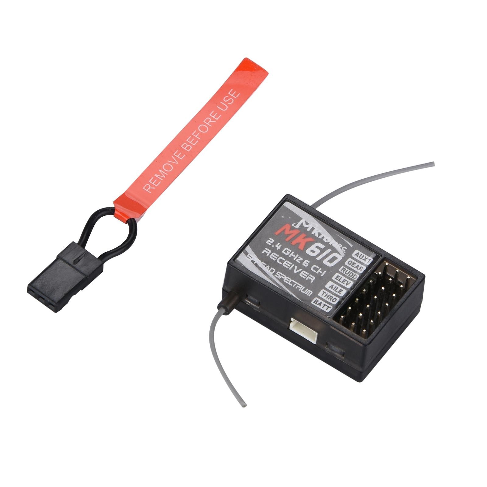 6 Channels 2.4GHz DSM2 400M MK610 Receiver For JR Spektrum Dx5e Dx6i Dx7