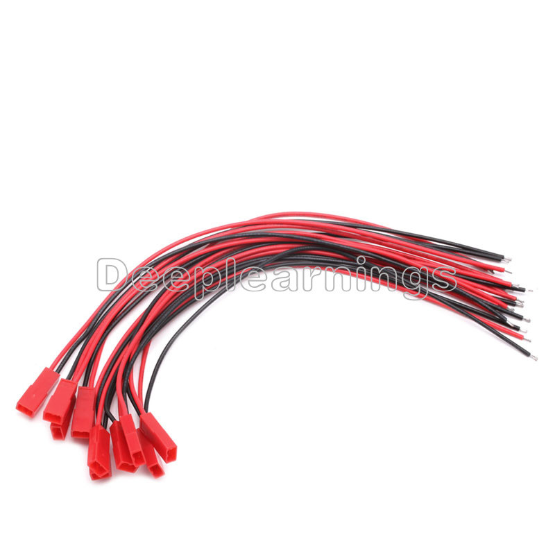 20Pairs Micro JST 1.25 2-Pin Male and Female Connector plug with Cables 100mm NE