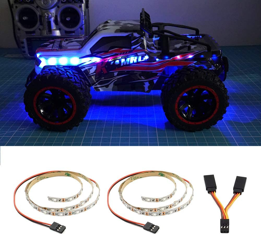 LED Light Strip for RC Airplane Drone Car Truck – Blue Strip for Fixed Wings