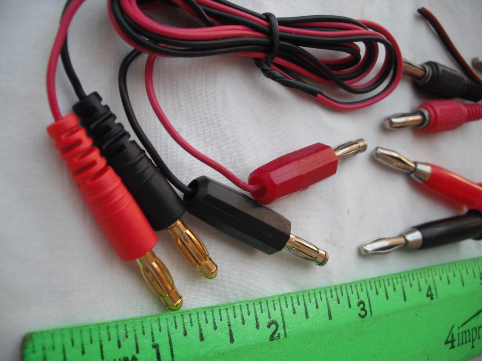 Lot of 6 Assorted Banana Plug Set, Wires, Cables, RC R/C Plane Airplane Boat Car