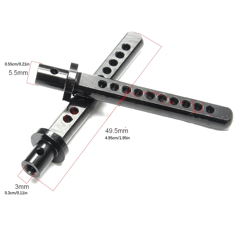 4X Body Shell Post Holder For Axial SCX10 90046 90047 90059 90060 1/10 RC Car Ep