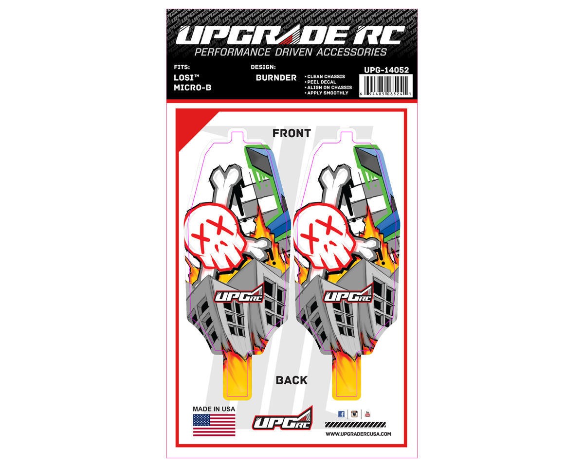UpGrade RC Chassis Protector for Losi® Micro-B Burner 2 3M® Material (UPG-1405