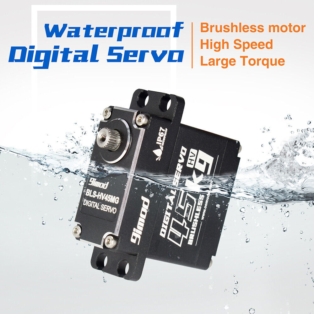 9imod Waterproof Servo 45KG Metal HV Brushless Servo for RC Car Arrma Kraton EXB