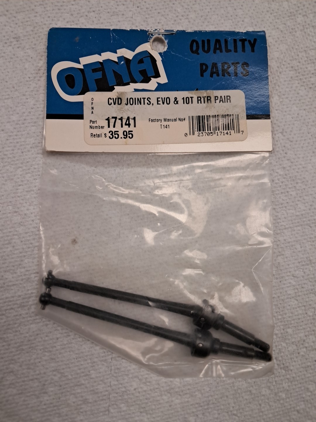 Ofna Cvd Joints, Evo & 10t Rtr Pair #17141