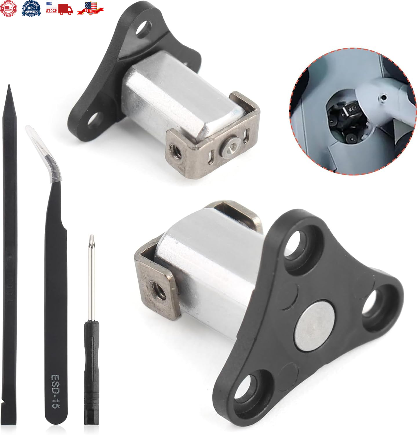 Front Arm Axis Replacement for DJI Mini 4 Pro/Mini 3 Front Arm Hinges Arm Shaft