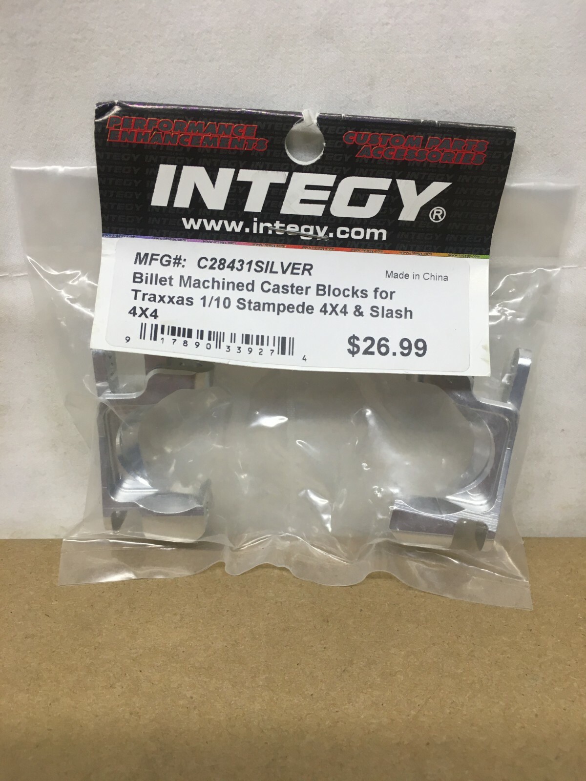 Integy Billet Machined Caster Blocks for Traxxas 1/10 4×4
