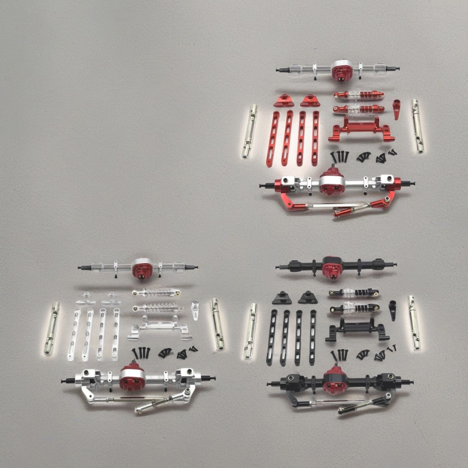 For 1/12 MN82 LC79 MN78 RC Upgrade Parts Full Car Metal Assembly Kit Replacement