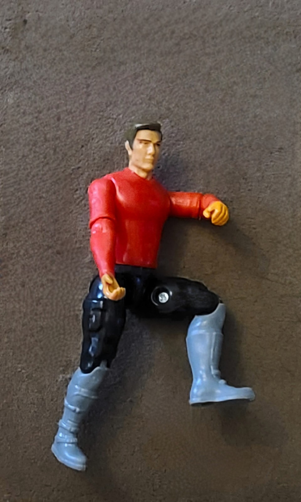 RC Excavator Cab Worker 4″ Truck Driver Action Figure Red Shirt