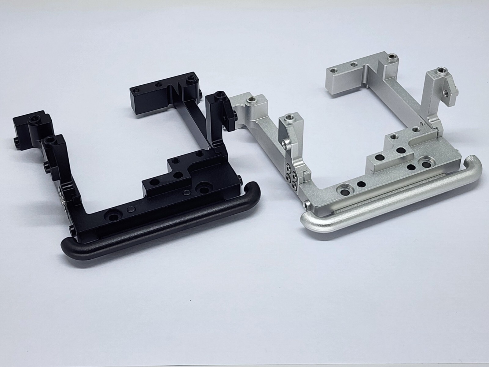 H-TECH RC CNC Aluminum Custom Front Mount For Vanquish H10 Optic (Silver)