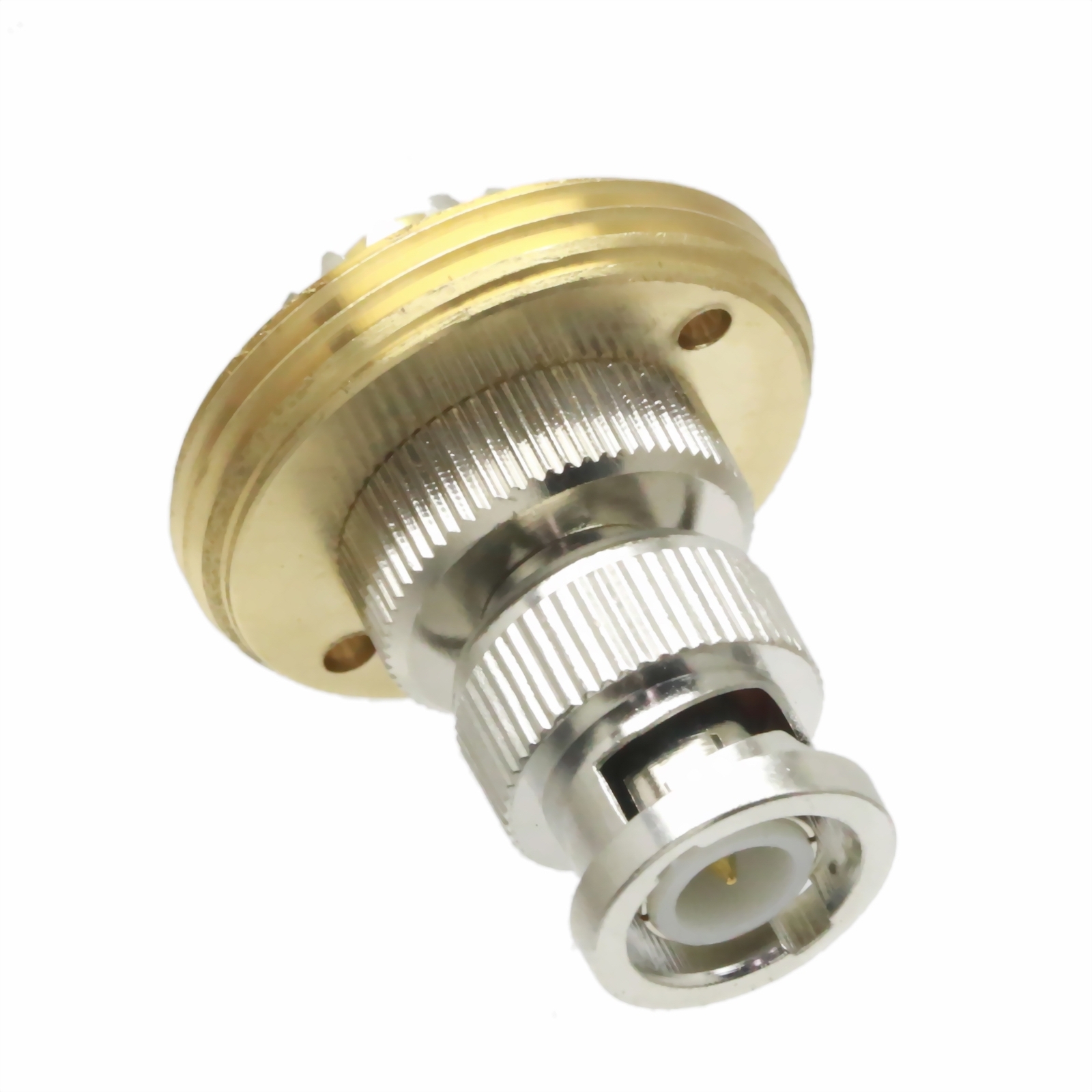 NMO Mount connector 5/8″ hole to BNC male adapter UHF/VHF Antenna Ham Radio MOTO