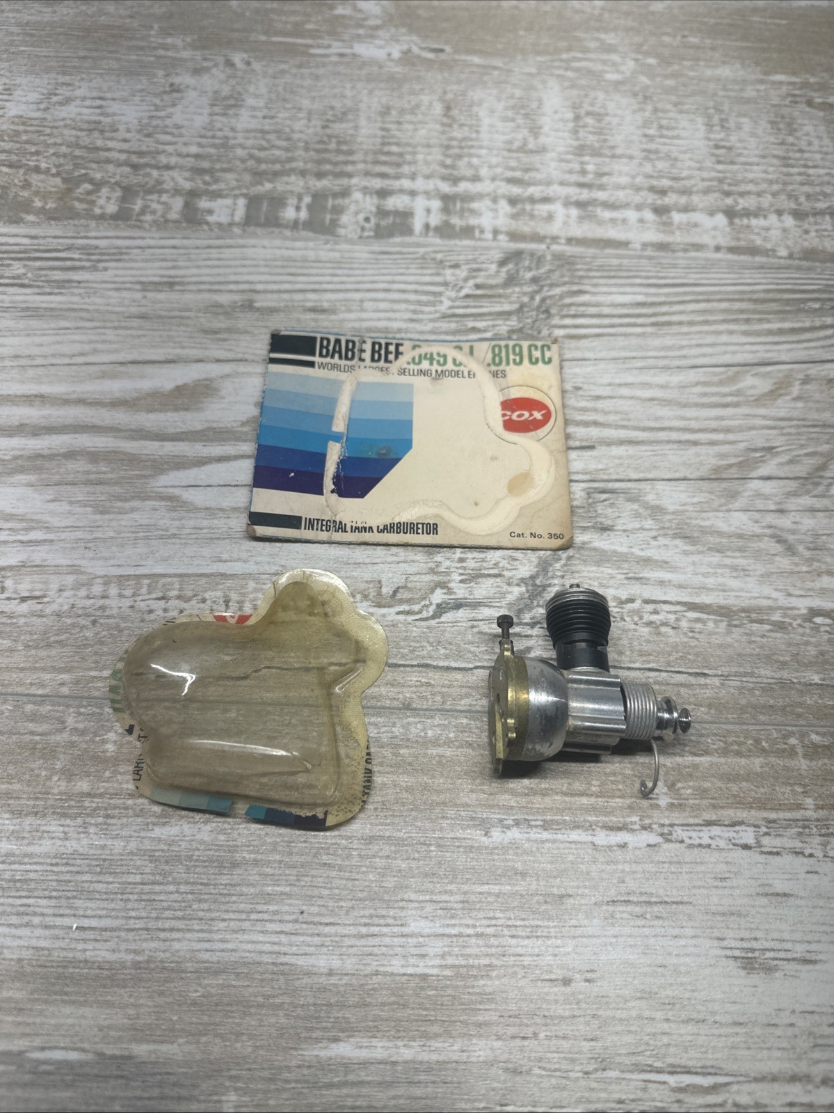 Vintage Cox .049 – COX engine – COX Baby Bee .049 – 350 Rear Valve Model