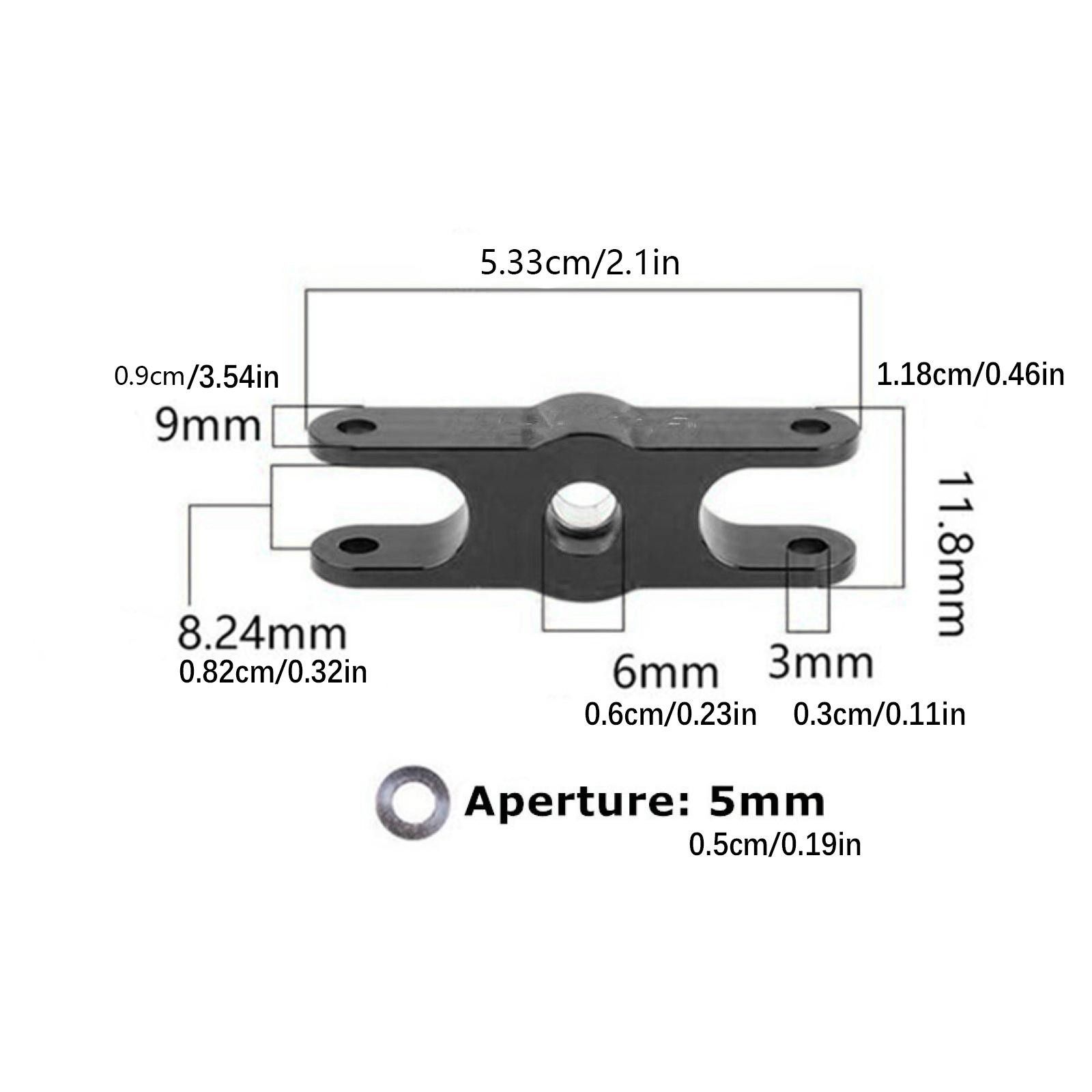 5/6/8mm Metal Folding Propeller Seat Adapter For FPV Fixed Wing Glider Aircraft