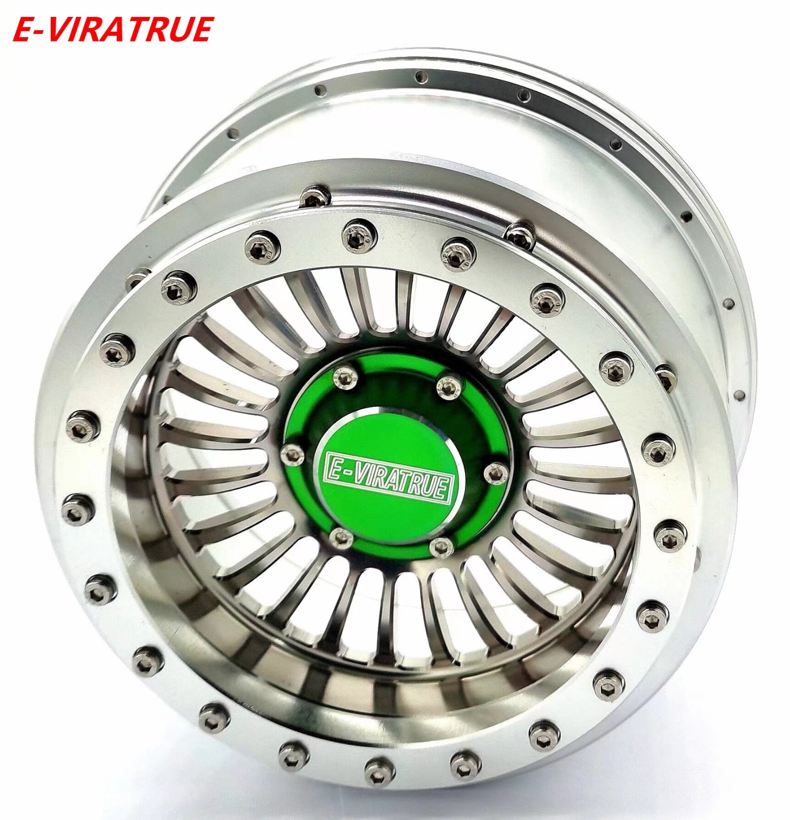 E-VIRATRUE Alu Wheel For TRAXXAS XRT/XMAXX&Losi DBXL/ARRMA Outcast/Kraton 1pcs