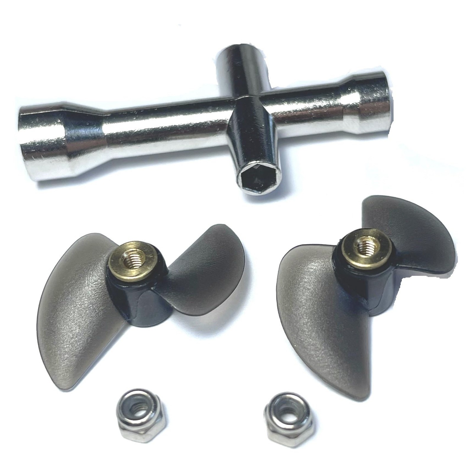 2pcs H102 Propeller Parts for H120 TKKJ H100 H106 H108 RC Boat Parts, H102 RC…