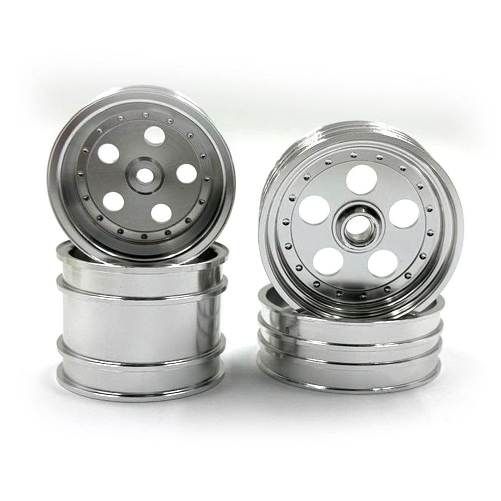 Xtra Speed Aluminum Rim 4pcs w/12mm Wheel Adapter Set For Kyosho Beetle Scorpion