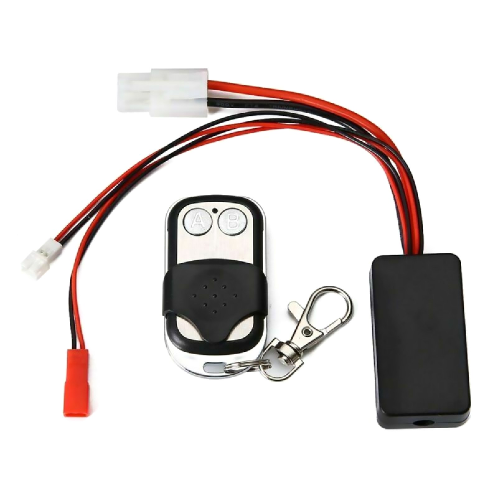 “Warn” 9.5cti Winch+Remote Control Receiver Kit For RC Car 1:10 SCX10 Crawler