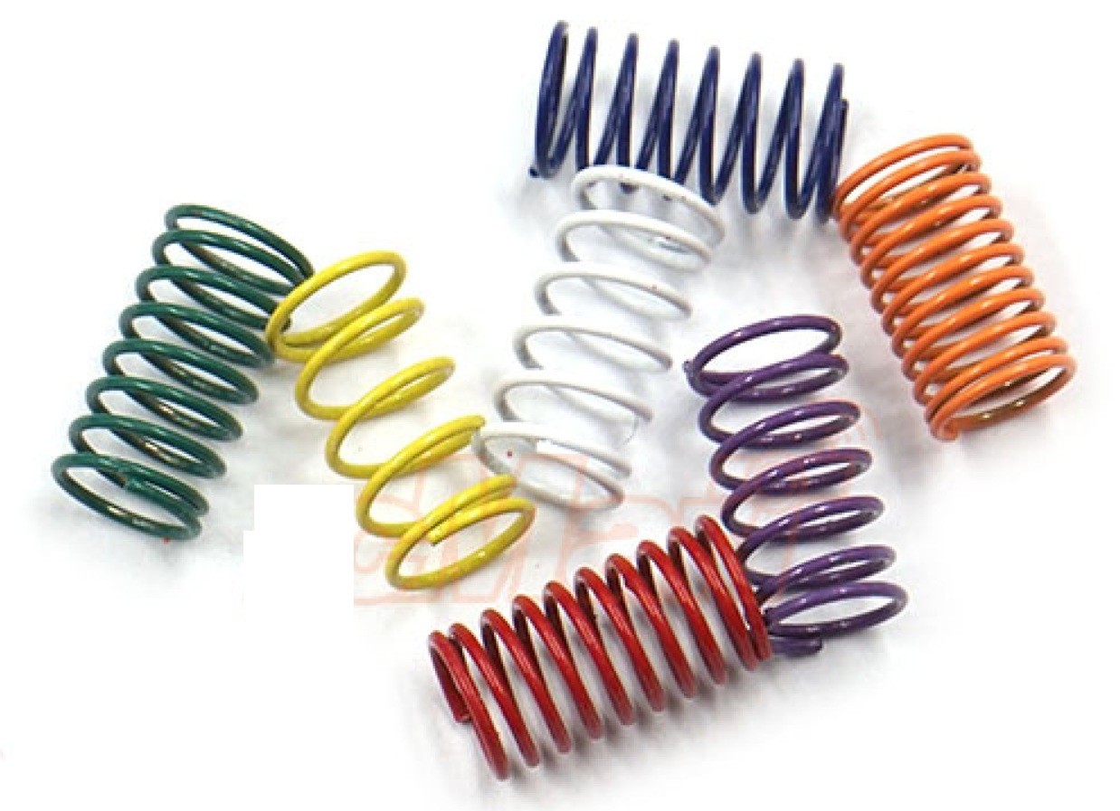 PN Racing Mini-Z Center Shock Spring Set Color Coded Universal Fit 7pcs MR2162