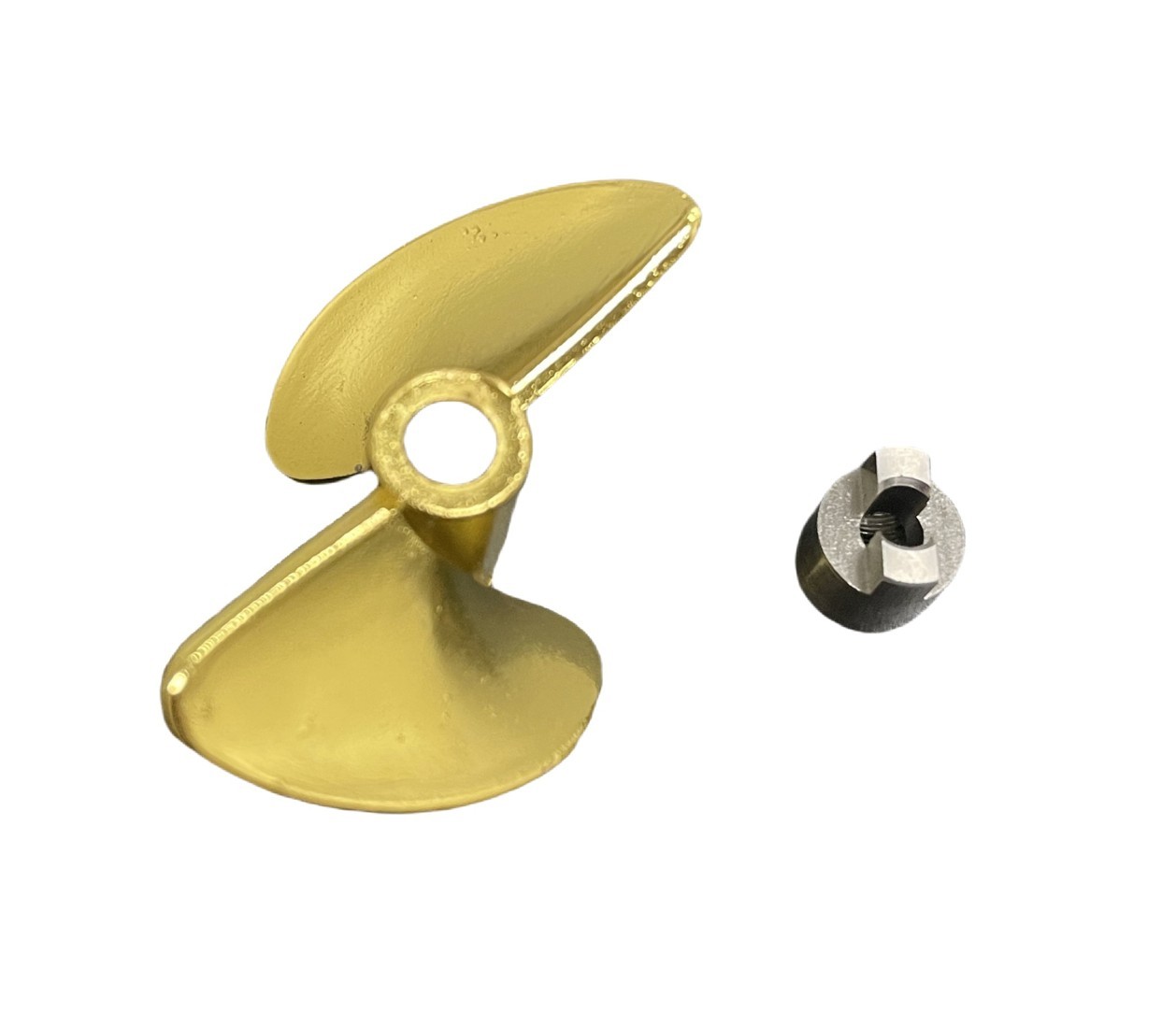 RC Boat 2 blade Metal propeller prop P1.4 Hole Inner Diameter 4mm Diameter 35mm