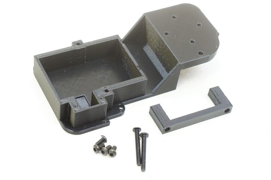 Castle Mamba-X ESC Mount & Receiver plate for Traxxas Slash 4X4 LCG