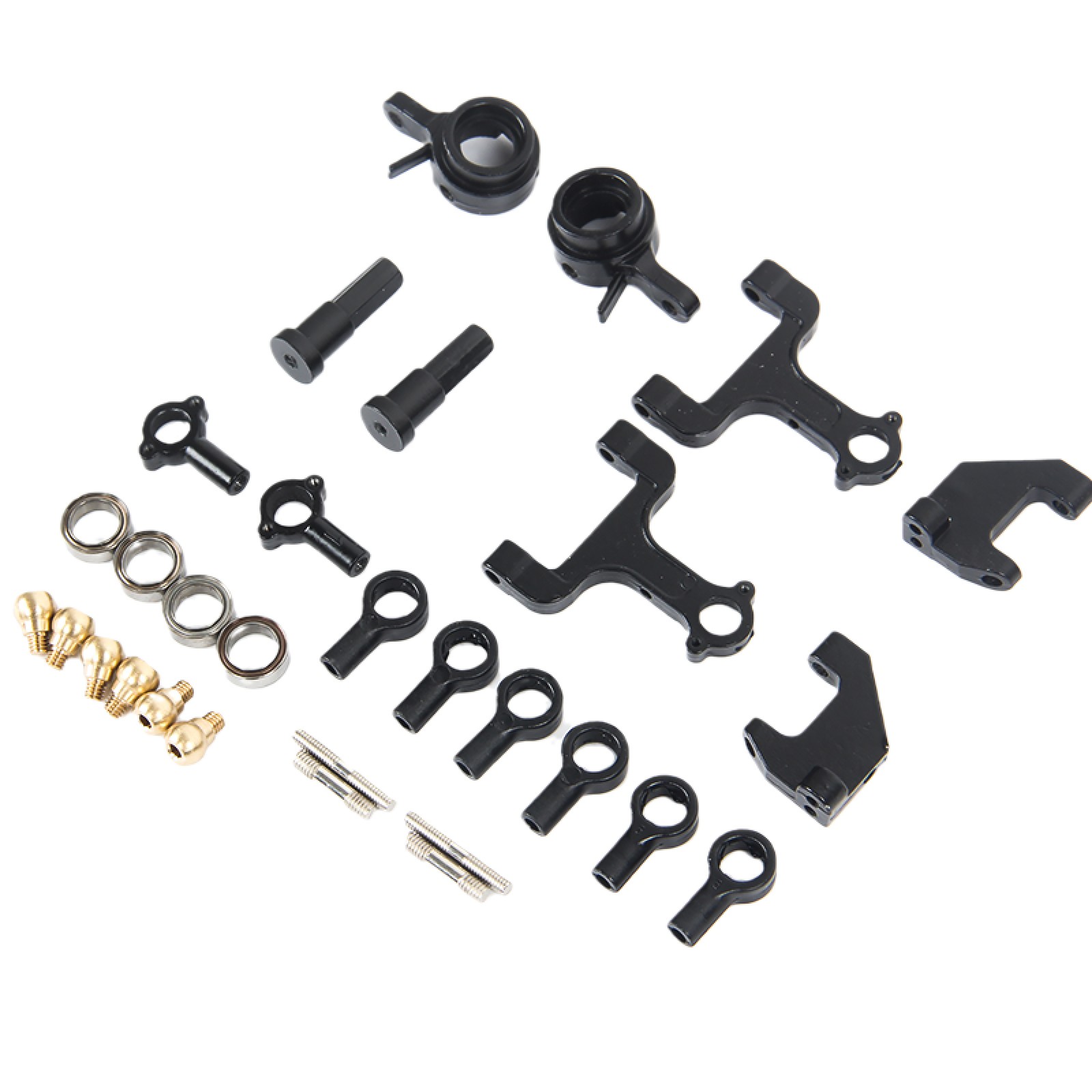 D12 D42 Metal Upper Lower Swing Arm Steering Cup Set for 1/10 WPL RC Car Truck f