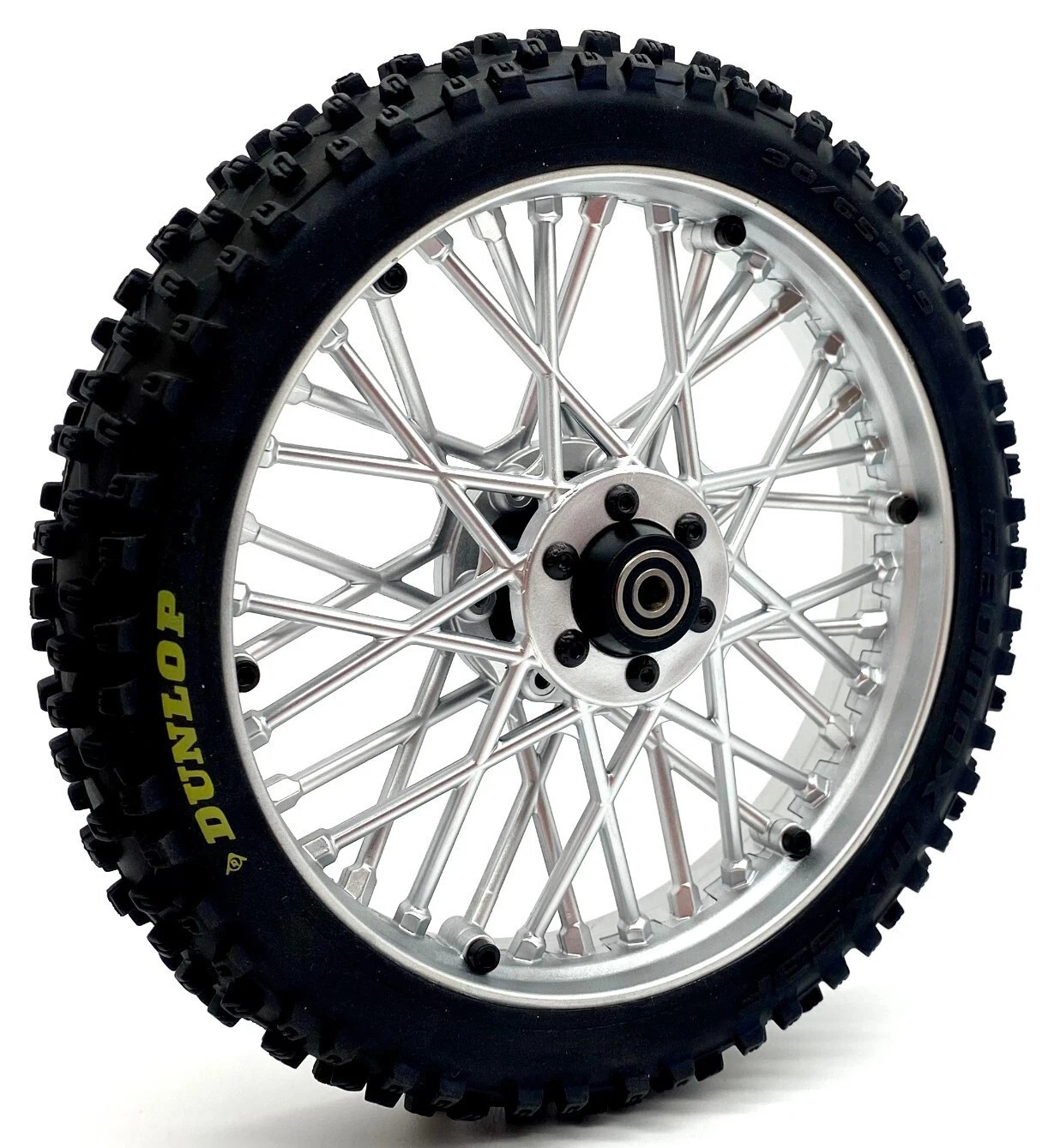 Losi Promoto MX Front Dunlop Tire & Wheel Rim With Bearings Factory Assembled