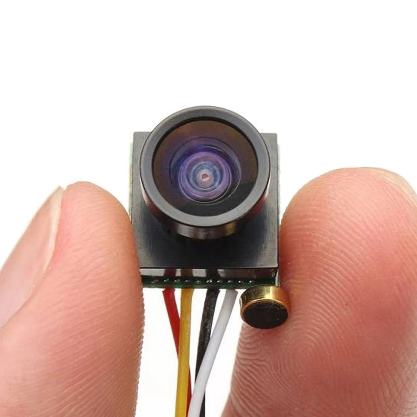 700TVL Micro FPV Camera 1.8mm 180 Degree Lens with Microphone NTSC (3g)