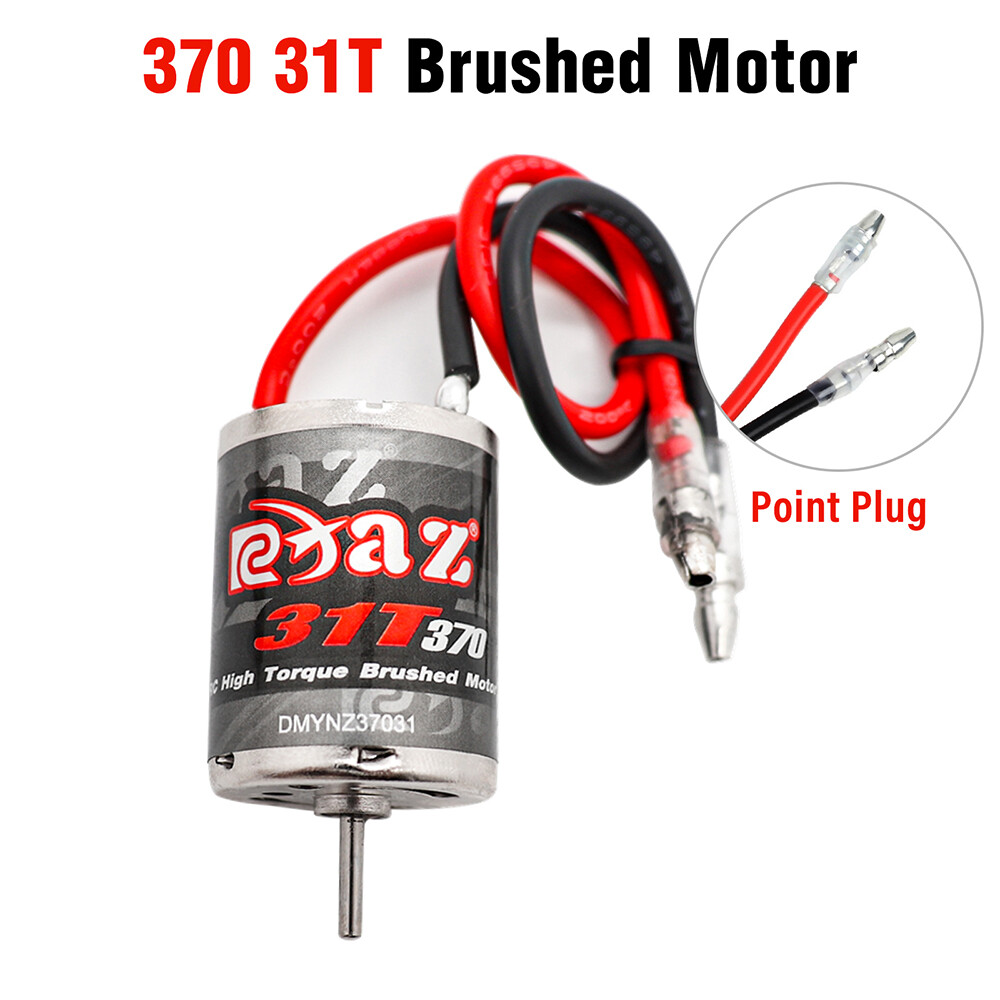 9IMOD RC Brushed Motor 370/380/390 JST/Point Plug for 1/18 1/16 RC Crawler Car