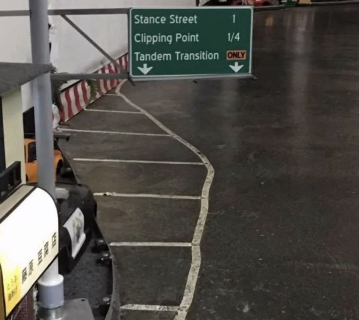 RC Drift Car Track Street Freeway Road Signs Approximate 1/10 Scale.