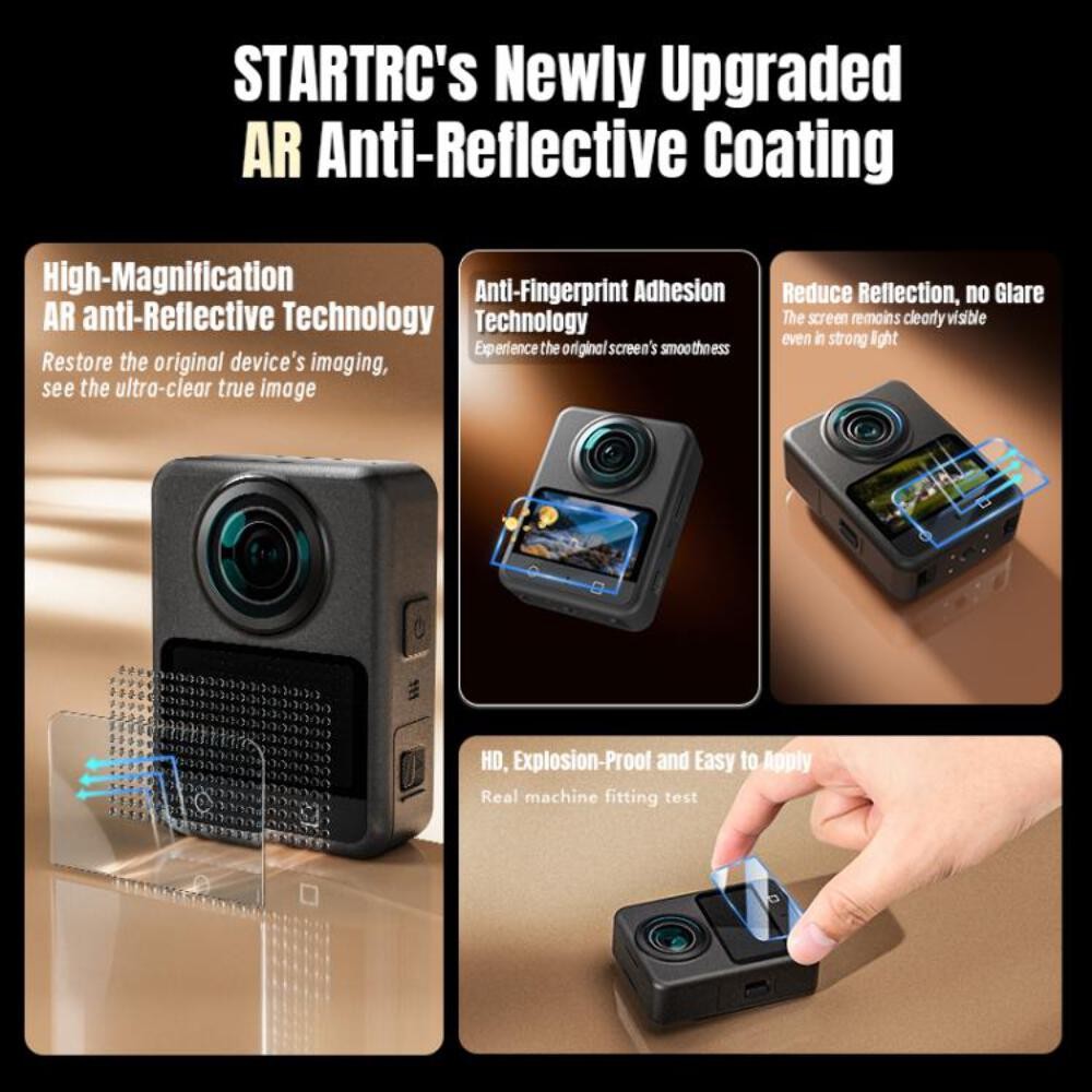 STARTRC AR HD Explosion-proof Tempered Glass Film for DJI OSMO 360