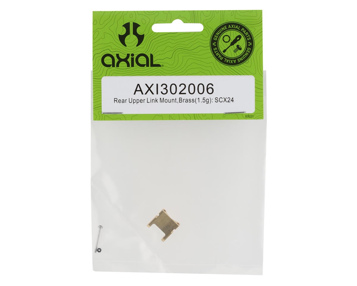 AXIAL AXI302006 REAR UPPER LINK MOUNT BRASS 1.5G: SCX24 E11