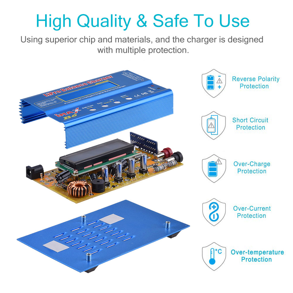 Battery Charger iMAX B6 80W Lipo NiMh Li-ion Ni-Cd Digital RC Balance Charger