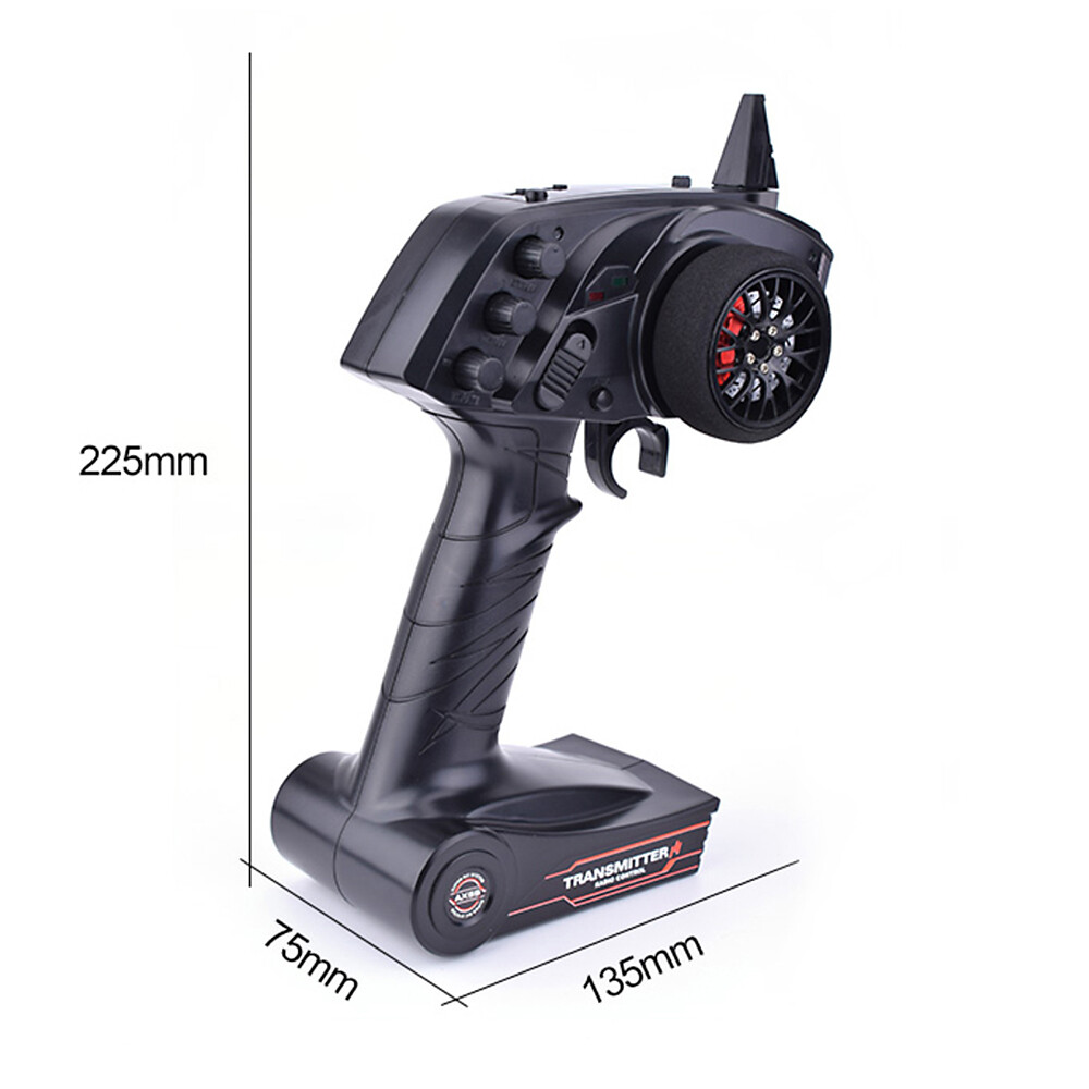 AUSTAR RC Transmitter and Receiver 2.4G 3CH 4CH 6CH RC Kit for 1/10 1/8 RC Car