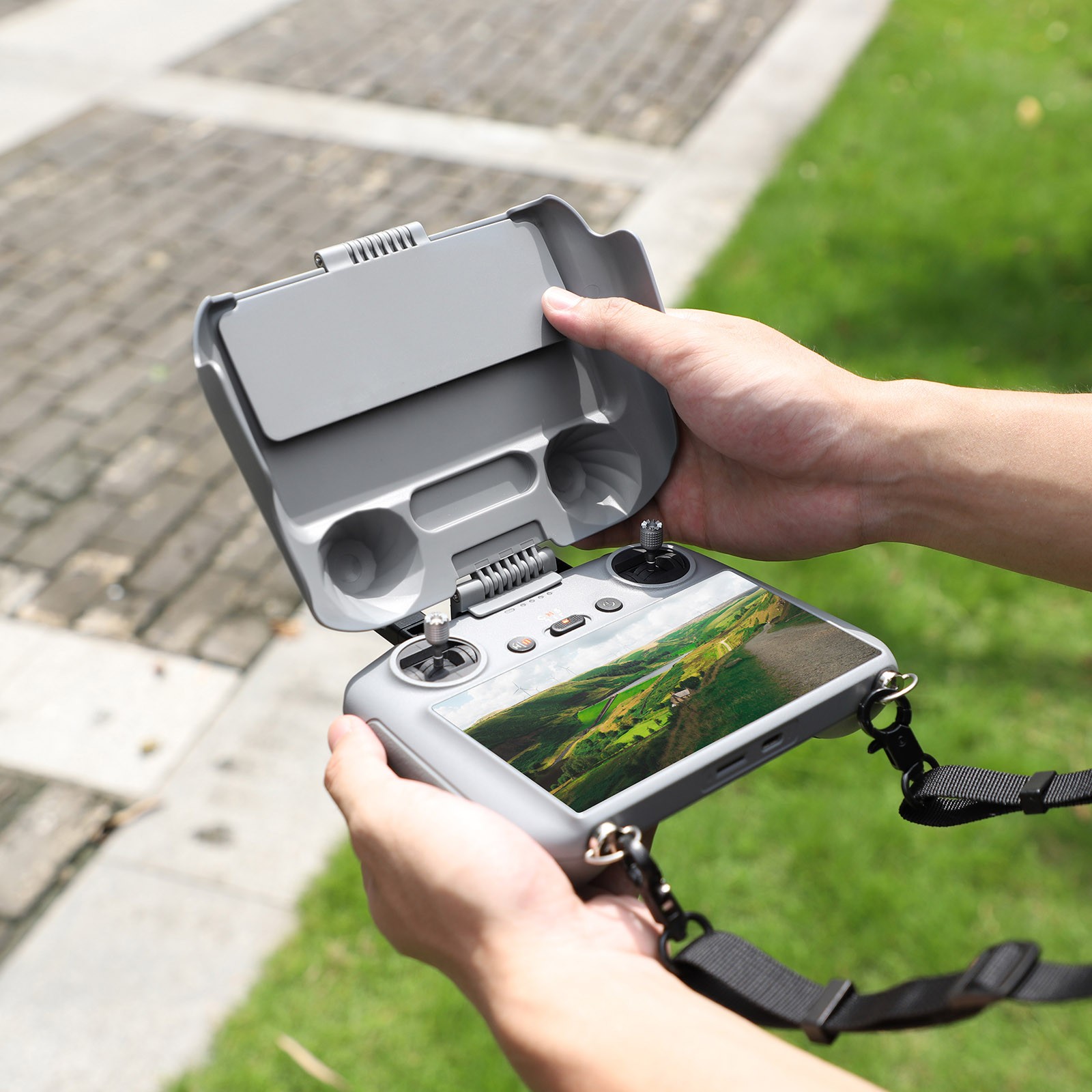 Remote Controller Sun Hood Sunshade Cover Case For DJI Air 3 Mini 3 Pro RC 2.