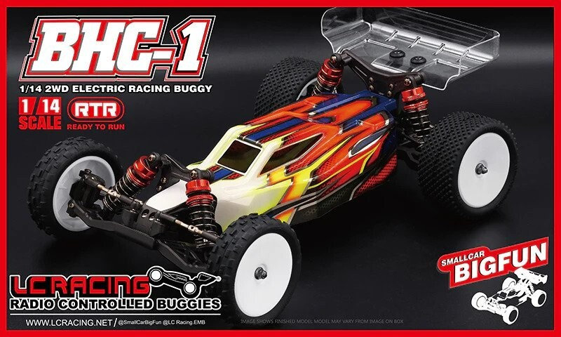 LC Racing BHC-1 1/14 2WD Buggy RTR Brushed BHC1 BHC 1 BLUE Accent