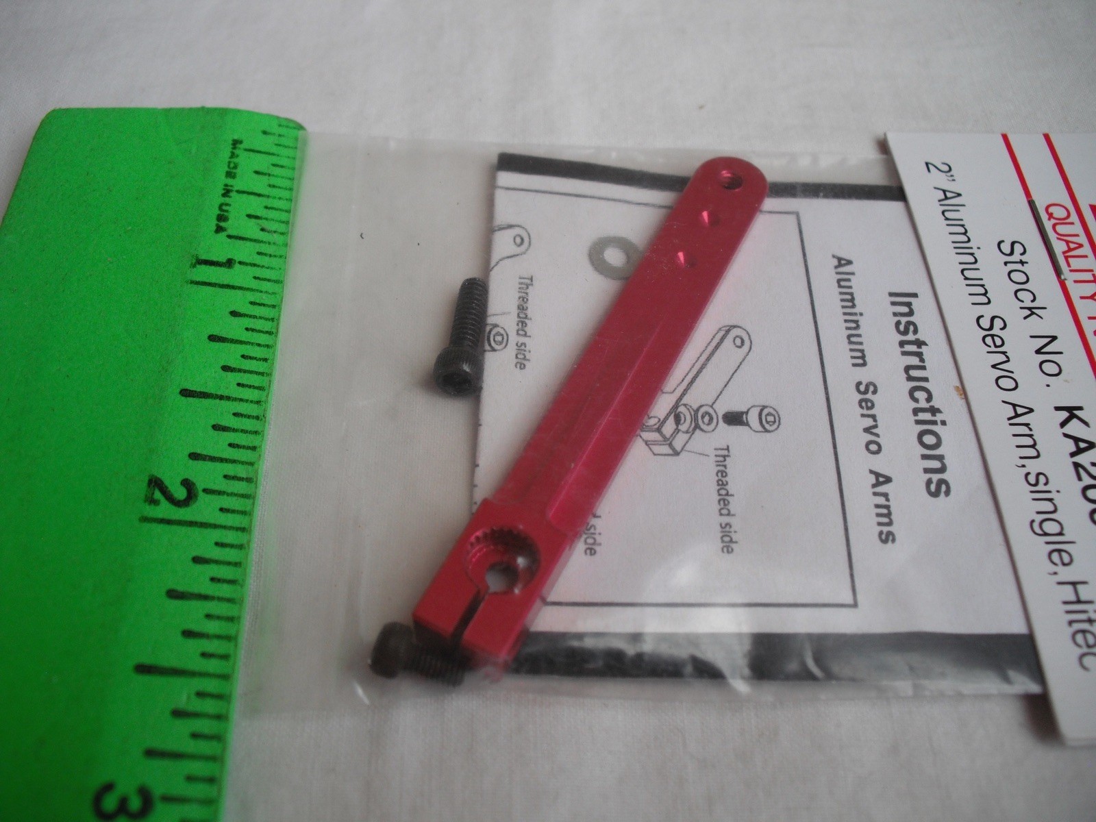Maxx Products Mpi KA2001, 2″ Aluminum Servo Arm, Single, Hitec, RC R/C Plane Car
