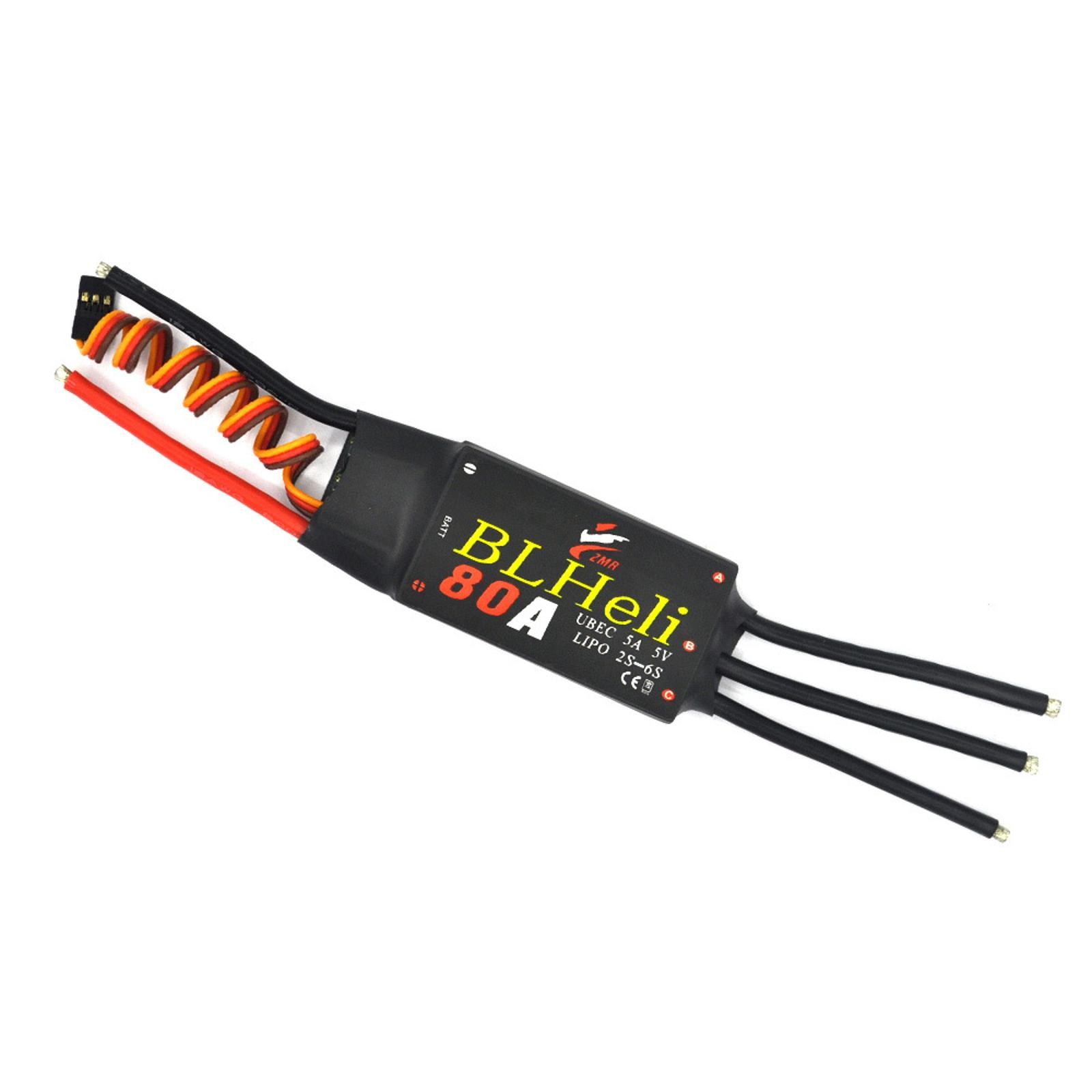 Brushless Speed Controller ESC 12A – 80A for Fixed Wing RC Model Accessory